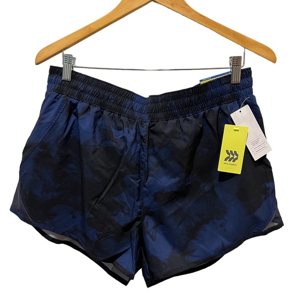 all in motion Pants - All In Motion, Large Women’s running shorts Navy & black tie dye night